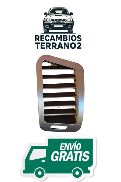 Aireador derecho de salpicadero Nissan Terrano 2 R20 - detalle rejillas