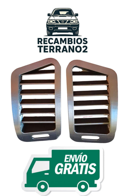 Pareja de aireadores de salpicadero Nissan Terrano 2 R20 - izquierdo y derecho