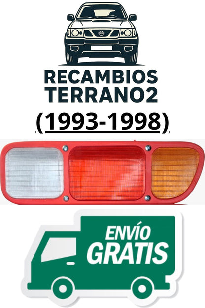 Piloto trasero derecho replica Nissan Terrano 2 93-98 - vista frontal