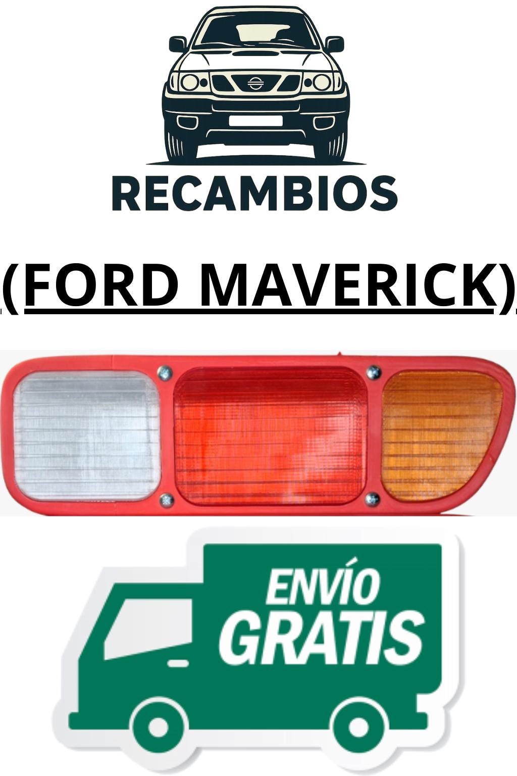 Piloto trasero derecho Ford Maverick - vista frontal